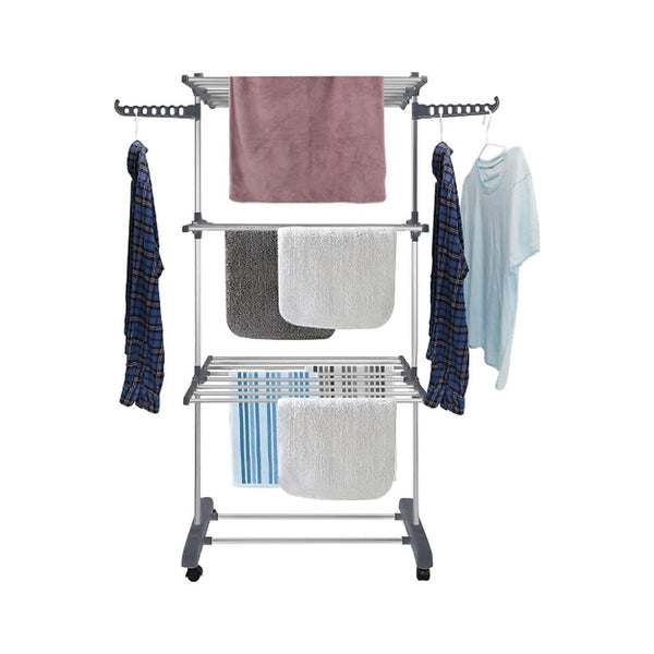 3-Tier Clothes Drying Stand | Freestanding Laundry Rack – source-faithful white-background product photo, 2000 x 2000 pixels