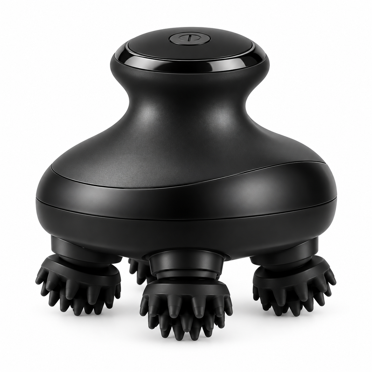 AI-generated illustration 1 of a scalp massager; design not verified against supplier item