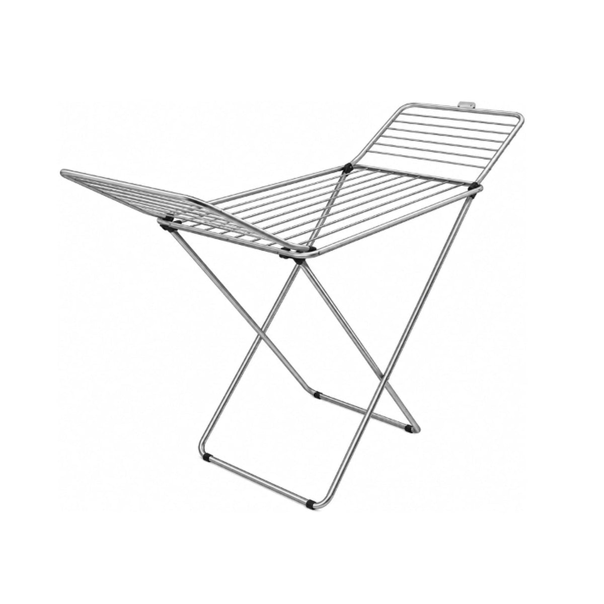Steel Folding Clothes Drying Stand, white-background supplier reference product photo