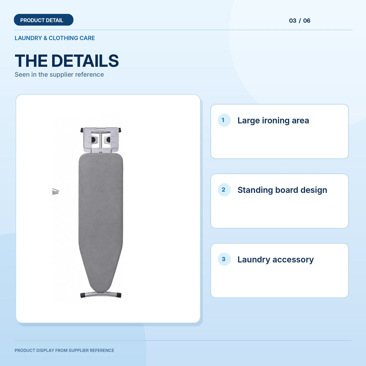 Extra Large Ironing Board feature image 3 based on source photograph