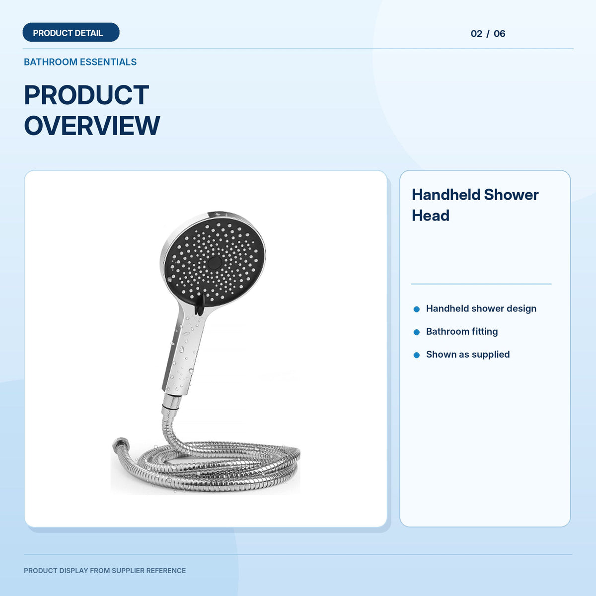Handheld Shower Head source-faithful product detail panel 2