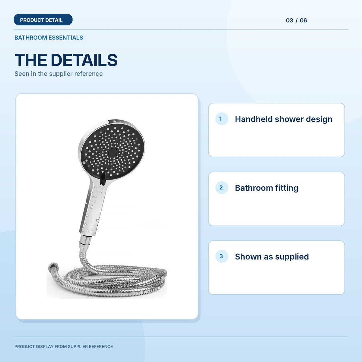 Handheld Shower Head source-faithful product detail panel 3