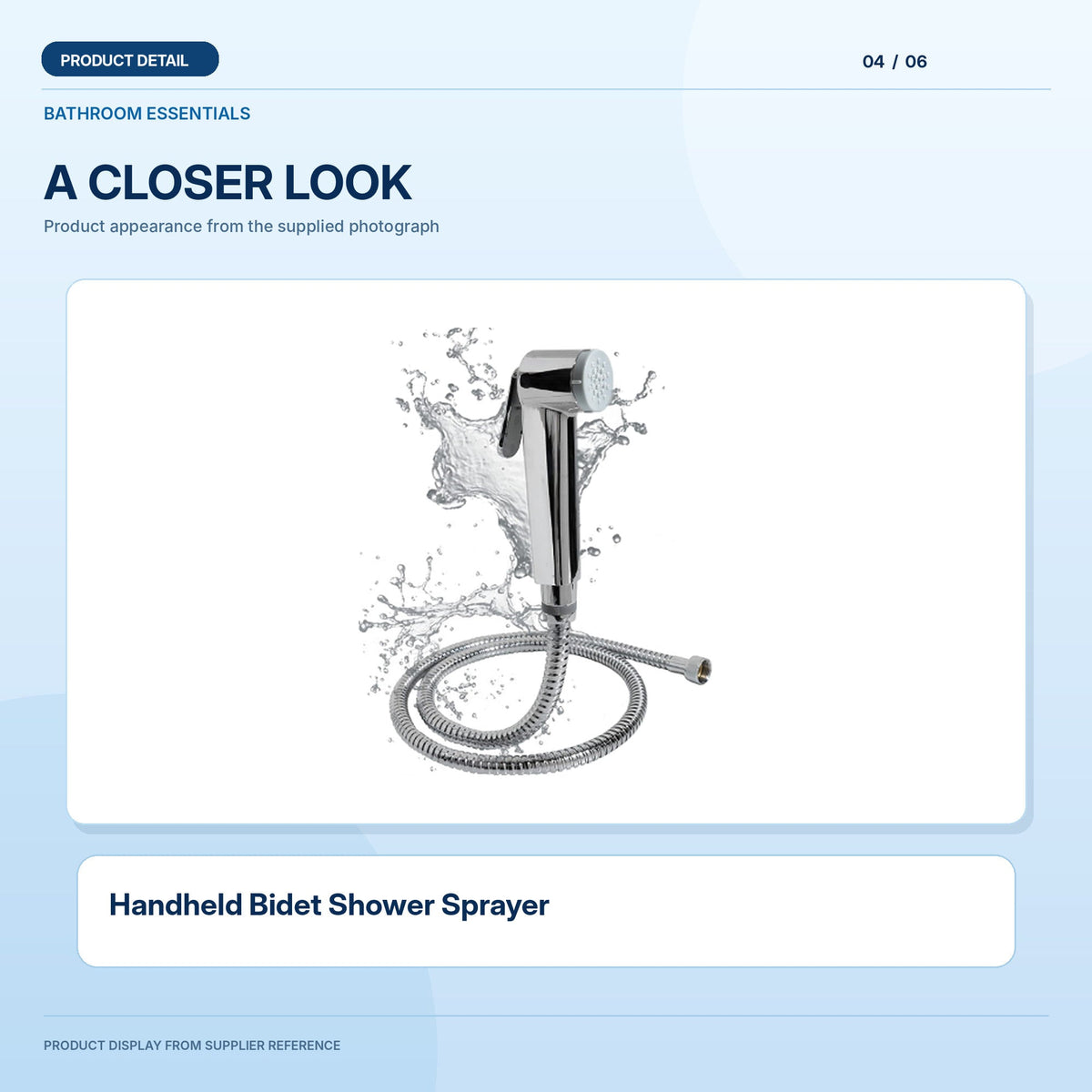 Handheld Bidet Shower Sprayer source-faithful product detail panel 4