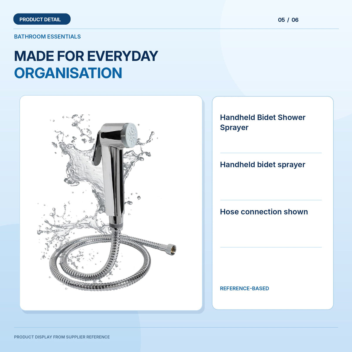 Handheld Bidet Shower Sprayer source-faithful product detail panel 5