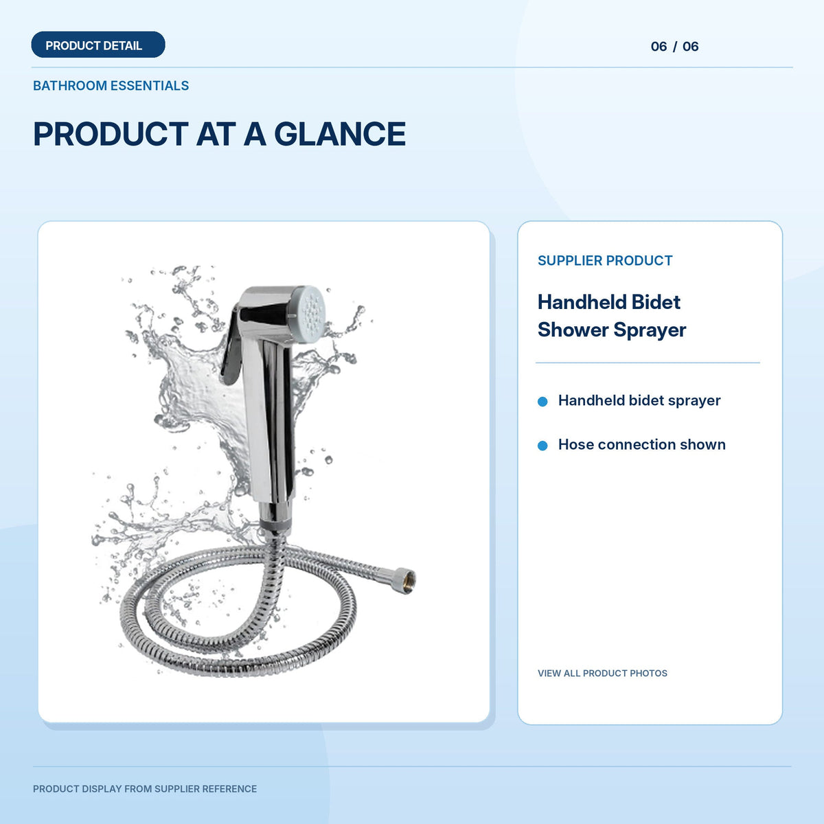 Handheld Bidet Shower Sprayer source-faithful product detail panel 6