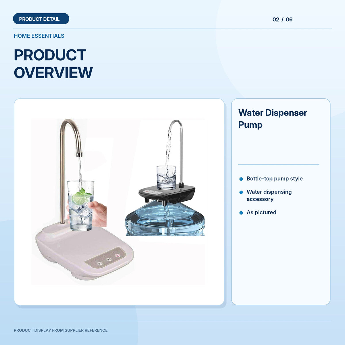 Water Dispenser Pump reference product detail card 2