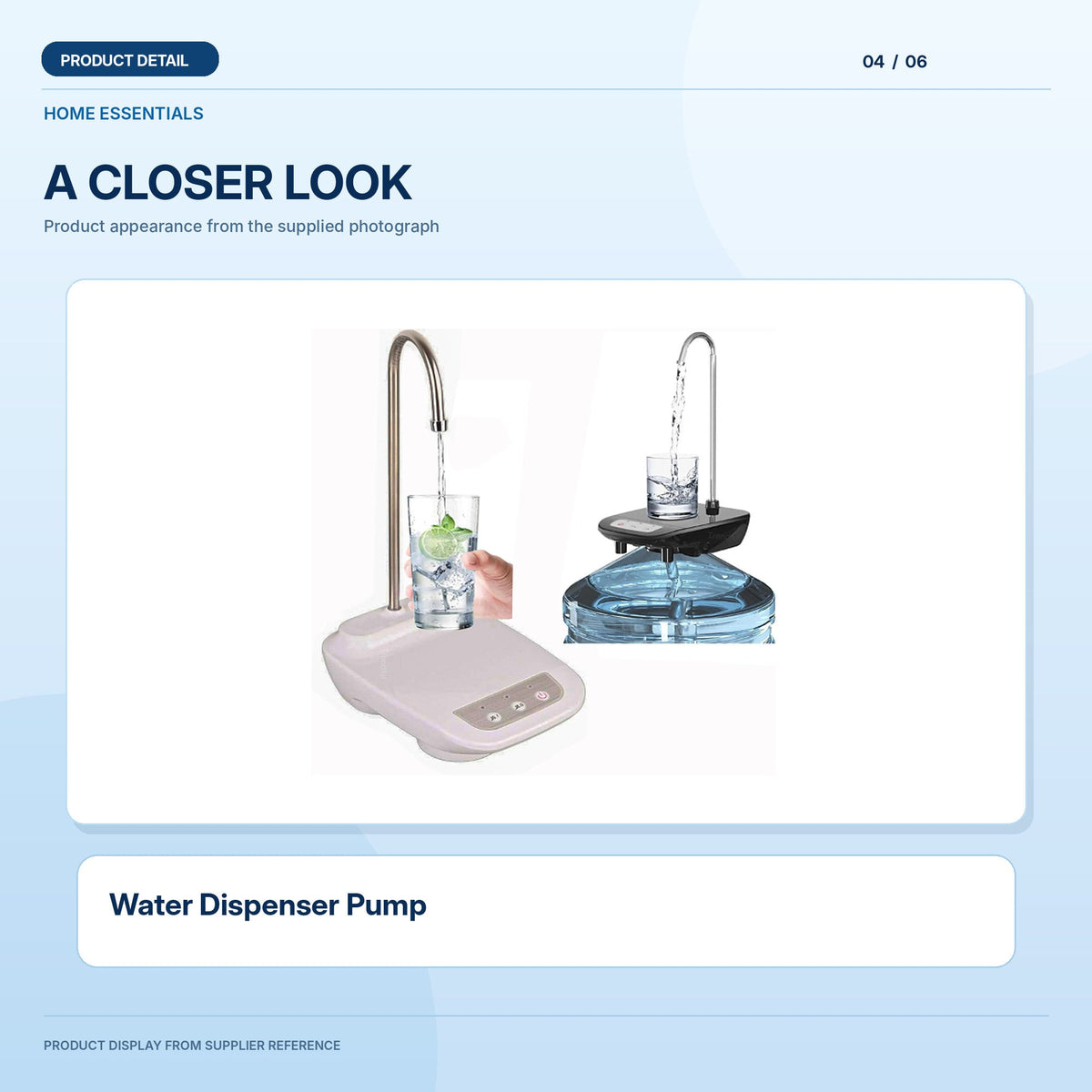 Water Dispenser Pump reference product detail card 4