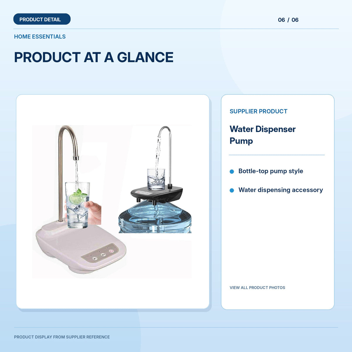 Water Dispenser Pump reference product detail card 6