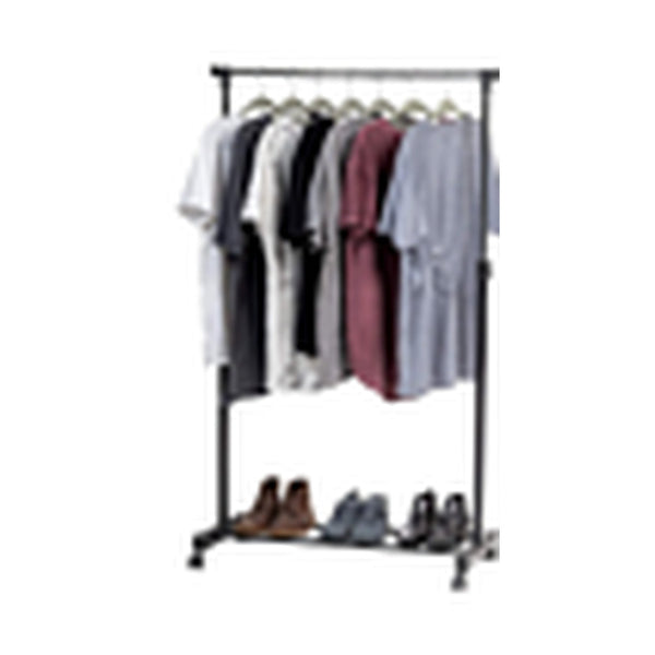 Single-Rod Clothes Hanger | Freestanding Wardrobe Rack: supplier reference image on white background