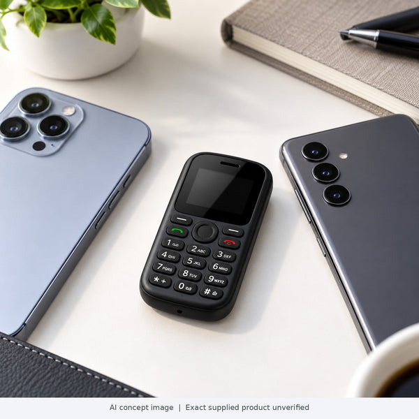 AI illustrative concept of Mini Mobile, model unconfirmed, image 1; exact item not verified. Not a supplier photograph.